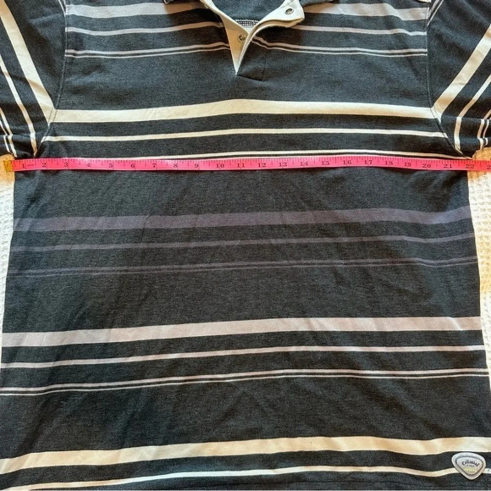 Callaway Golf X series men’s polo shirt size large grey striped - Picture 3 of 8